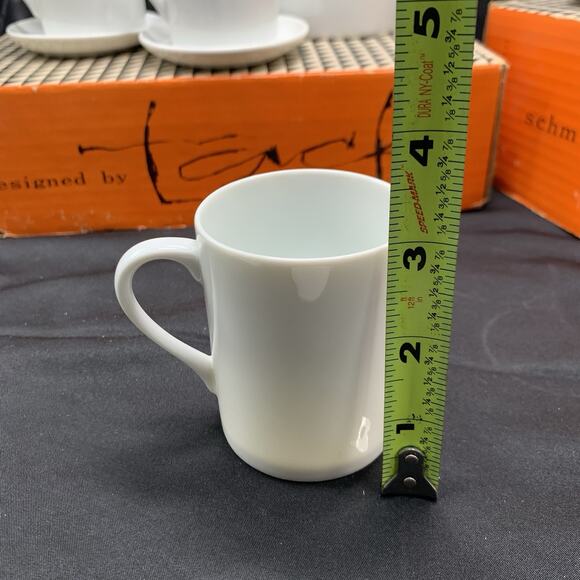 LaGardo Tackett 6 Espresso Cups Saucers Pot Coffee Tea Porcelain Schmid Japan - Picture 5 of 16